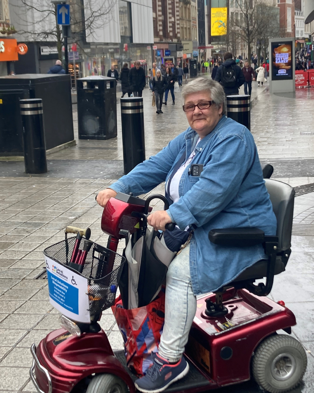 Mobility scooter hire in Liverpool city centre