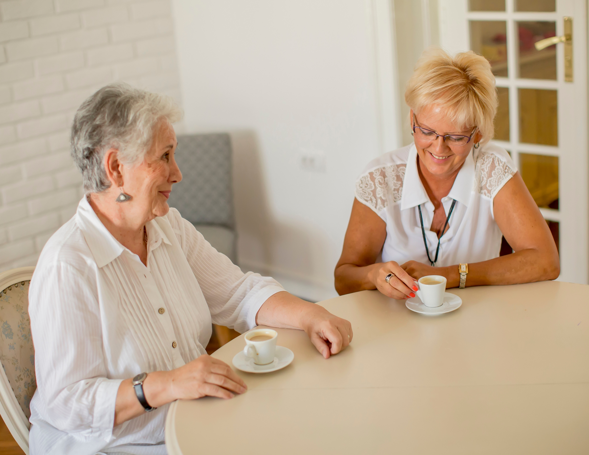 Person learning about support for unpaid carers